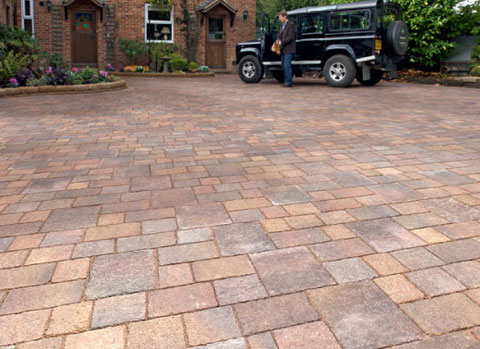 Thoroughly cleaned driveway